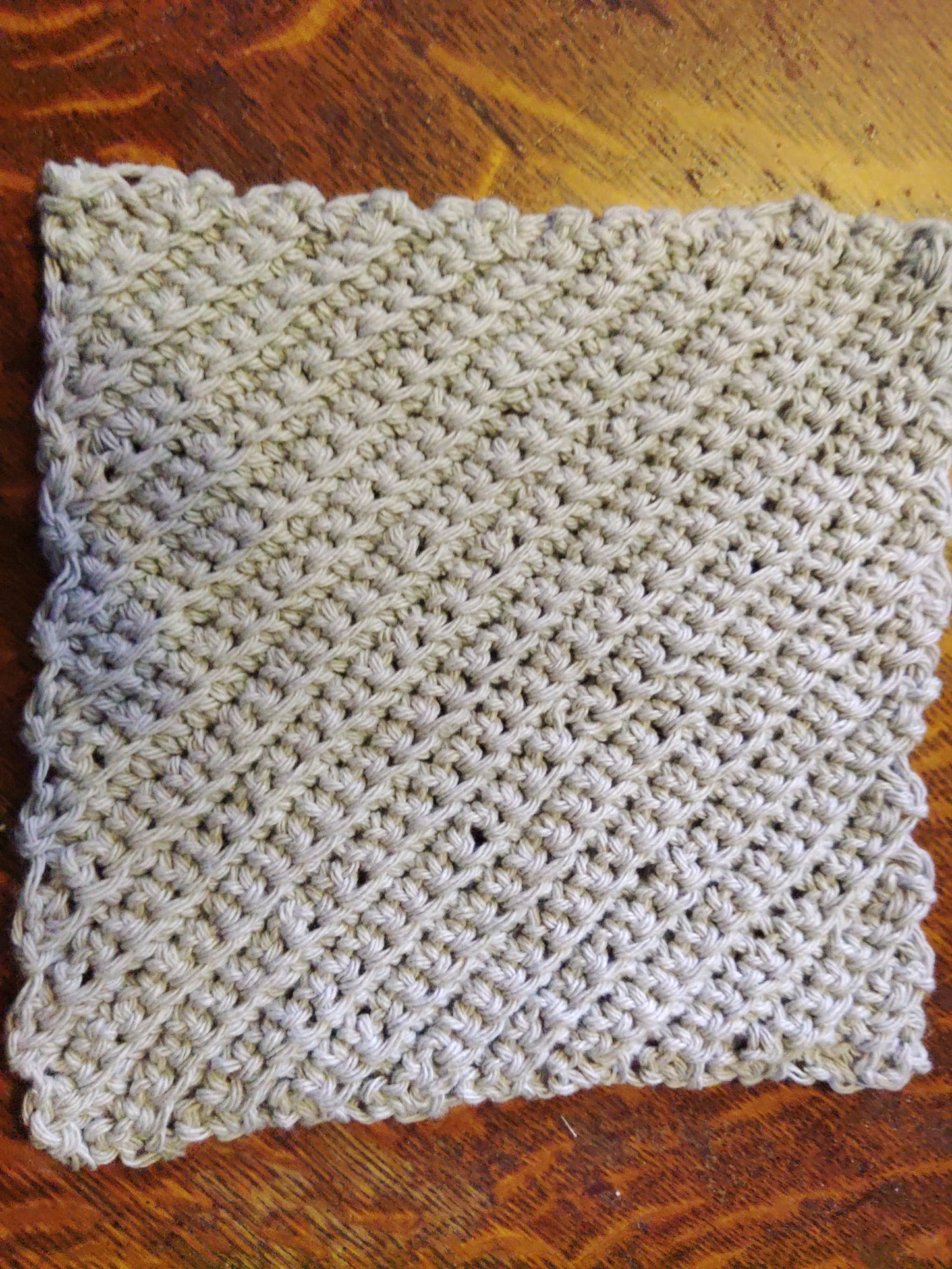 Cotton Crochet Dishcloth