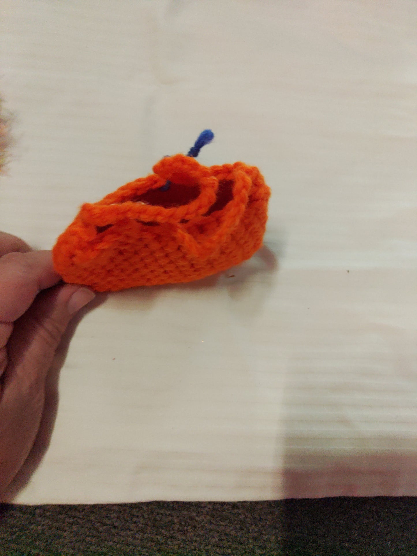 Orange purse for doll
