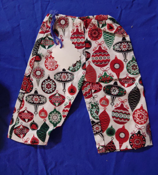 Christmas doll pants