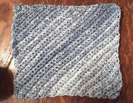 Cotton Crochet Hot Pad 6 inch Square